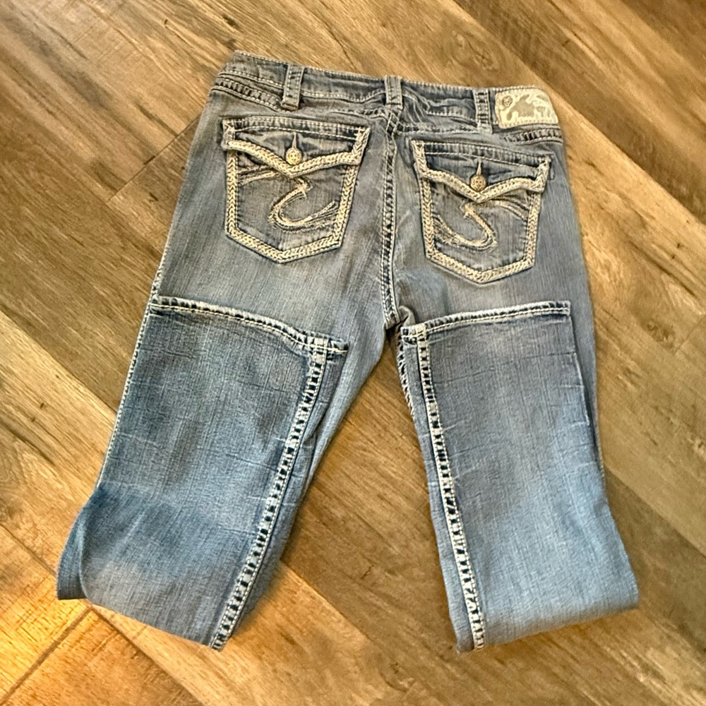 Silver jeans